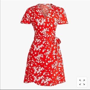 Beautiful JCrew Floral Wrap Dress